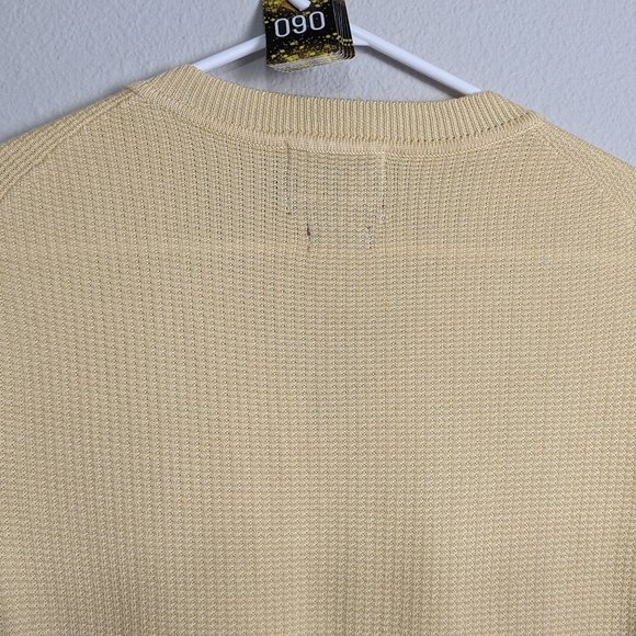 Byron Nelson Eleven Straight Men's XL Yellow Silk Golf Sweater Vest Sleeveless - Picture 4 of 7